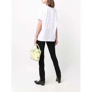 GIVENCHY Logo Applique Cotton T-Shirt Women WHITE T-Shirts & Tops